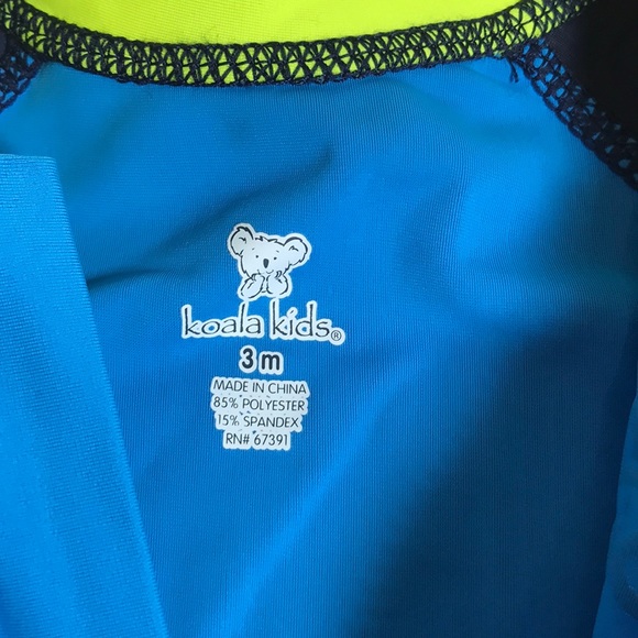 Koala Kids swimsuit rash guard babies NWT 3m - Picture 6 of 6
